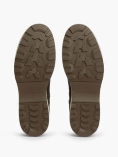 Leather Outdoor Cleat Mixed Texture Boots — Brown 5