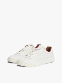 New York Label Luxe Leather Trainers — White 2