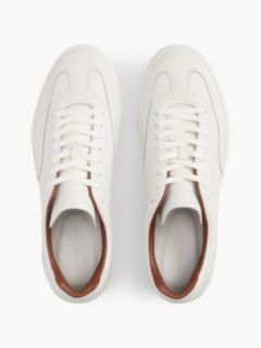 New York Label Luxe Leather Trainers — White 3