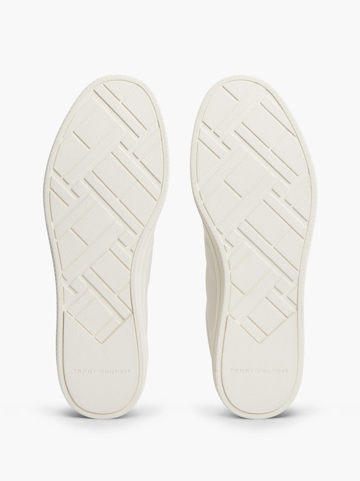 New York Label Luxe Leather Trainers — White