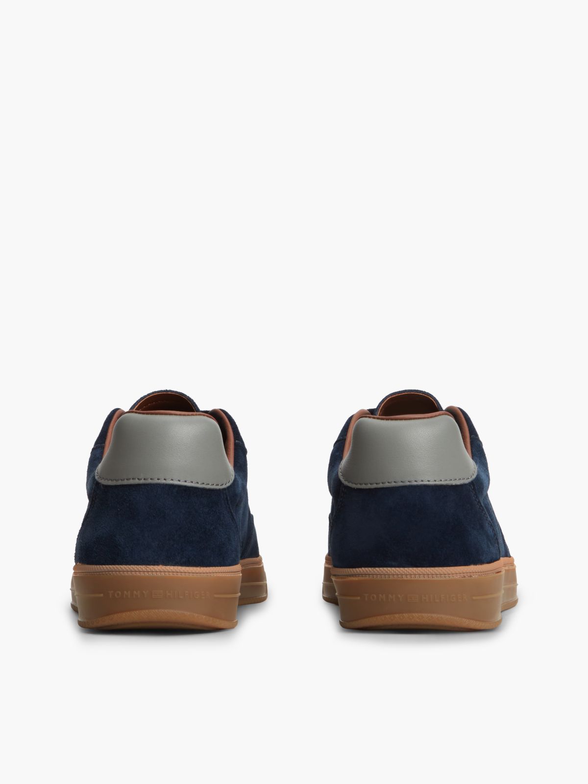 New York Label Luxe Suede Trainers — Blue