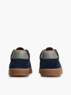 New York Label Luxe Suede Trainers — Blue 4