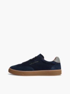 New York Label Luxe Suede Trainers — Blue 7
