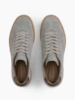 New York Label Luxe Suede Trainers — Grey 3