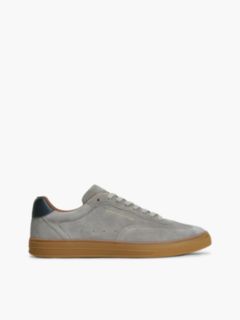New York Label Luxe Suede Trainers — Grey 1