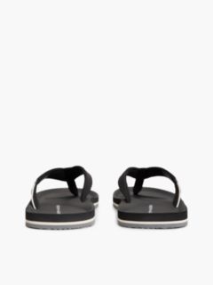 Logo Padded Strap Flip-Flops — Black 4