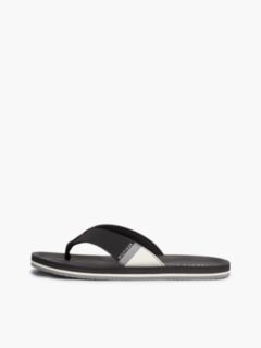 Logo Padded Strap Flip-Flops — Black 7