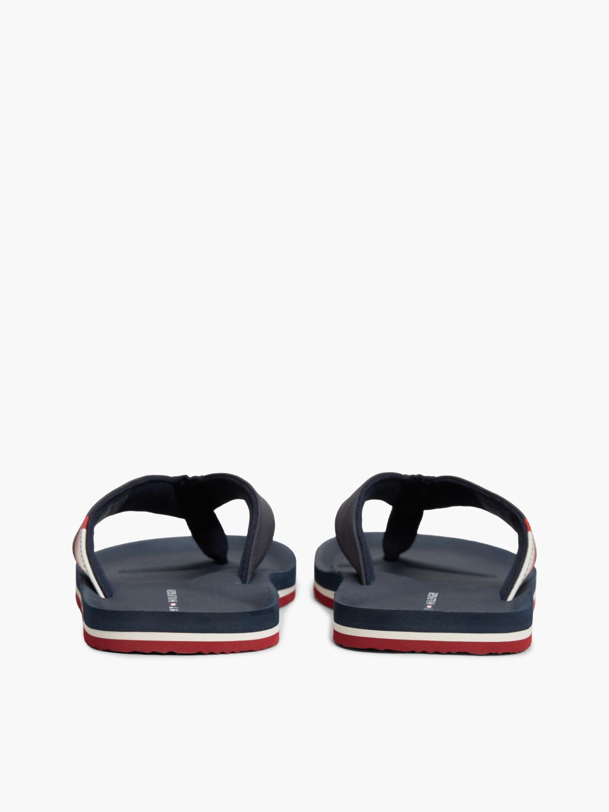 Logo Padded Strap Flip-Flops — Blue