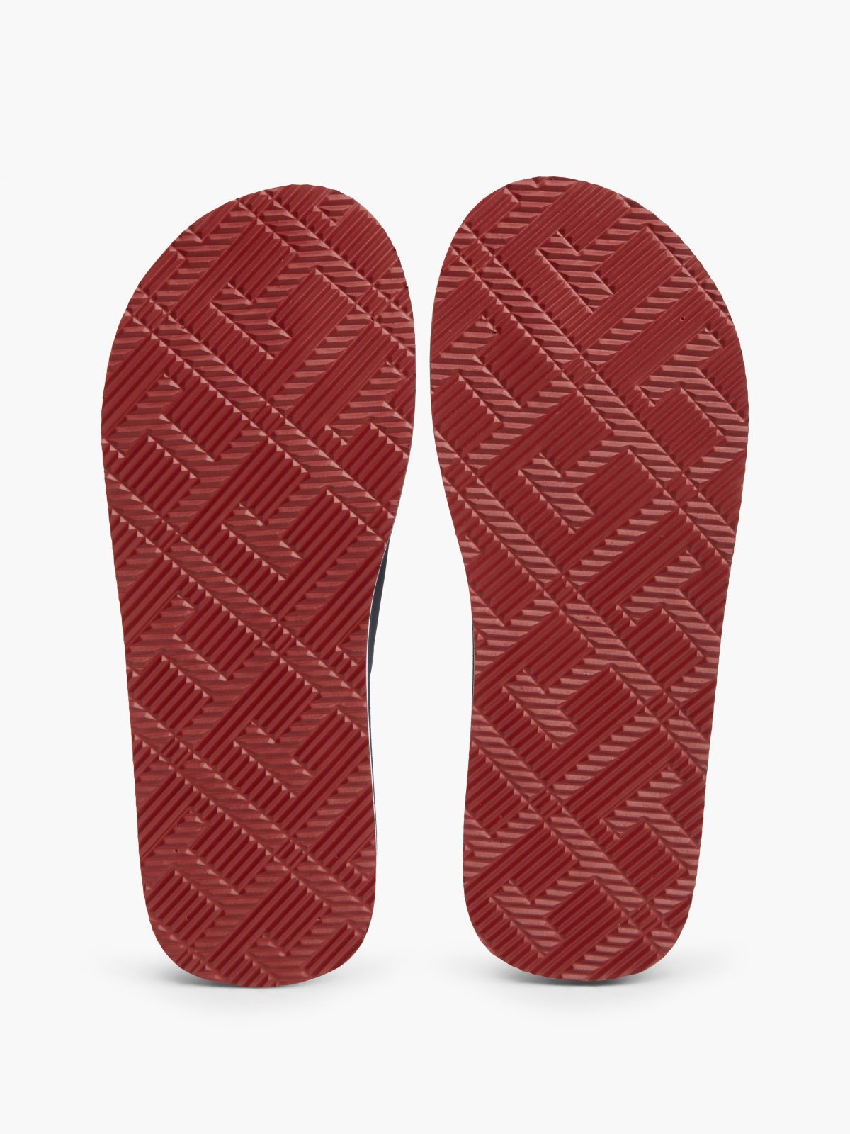 Logo Padded Strap Flip-Flops — Blue