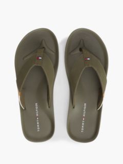 Logo Padded Strap Flip-Flops — Khaki 3