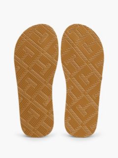 Logo Padded Strap Flip-Flops — Khaki 5