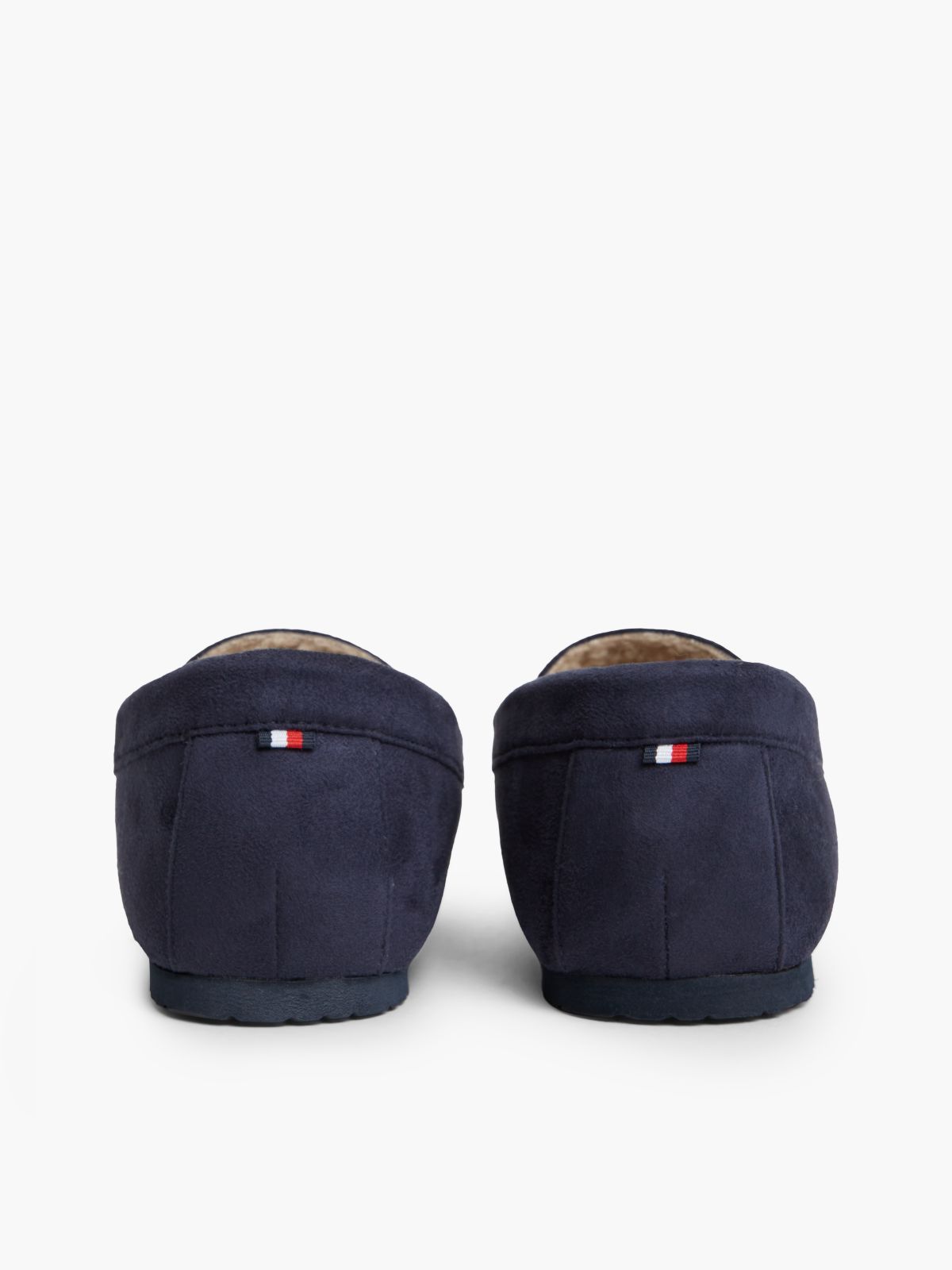 Flag Embroidery Driver Slippers — Blue