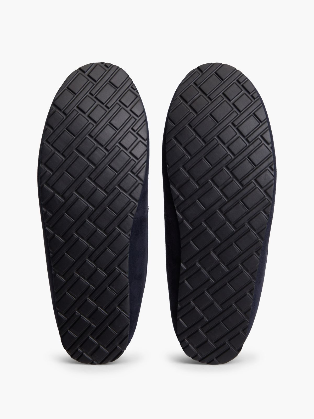 Flag Embroidery Driver Slippers — Blue