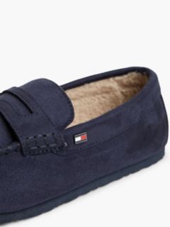 Flag Embroidery Driver Slippers — Blue 6