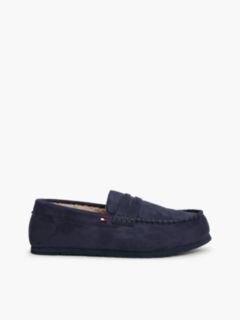 Flag Embroidery Driver Slippers — Blue 1