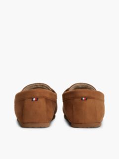 Flag Embroidery Driver Slippers — Brown 4