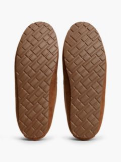 Flag Embroidery Driver Slippers — Brown 5