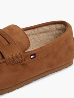 Flag Embroidery Driver Slippers — Brown 6