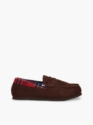red check collar slippers for men tommy hilfiger