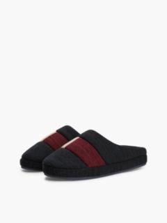 Colour-Blocked Flag Slippers — Blue 2