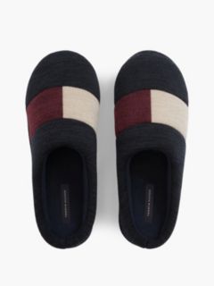 Colour-Blocked Flag Slippers — Blue 3