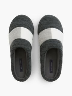 Colour-Blocked Flag Slippers — Grey 3
