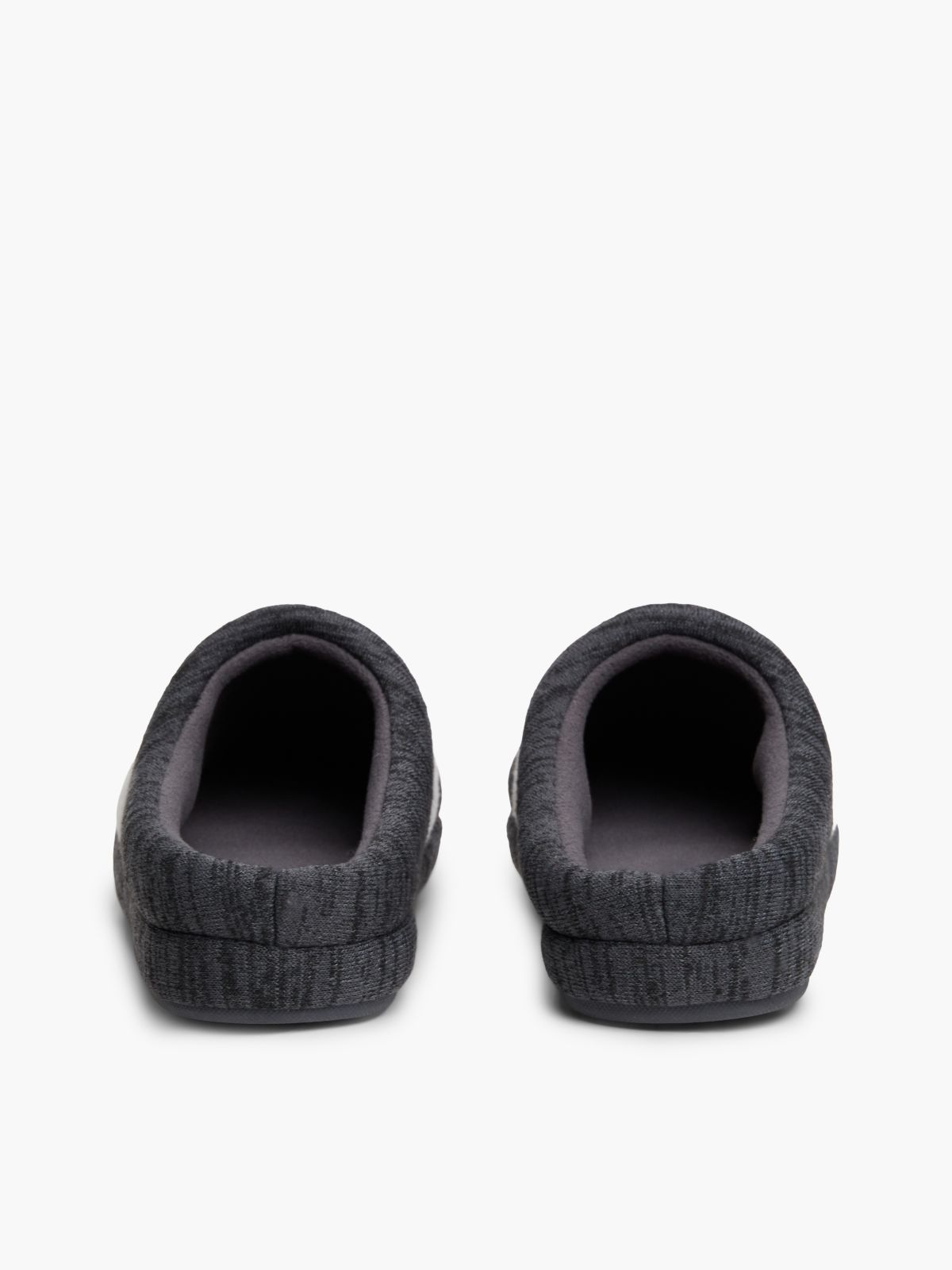 Colour-Blocked Flag Slippers — Grey
