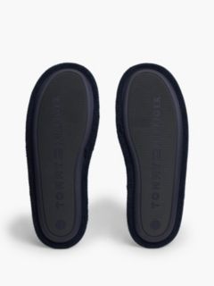 Flag Embroidery Corduroy Slippers — Blue 5