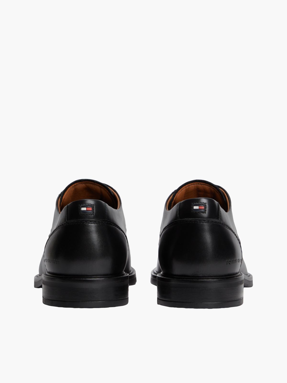 Leather Derby Shoes — Black