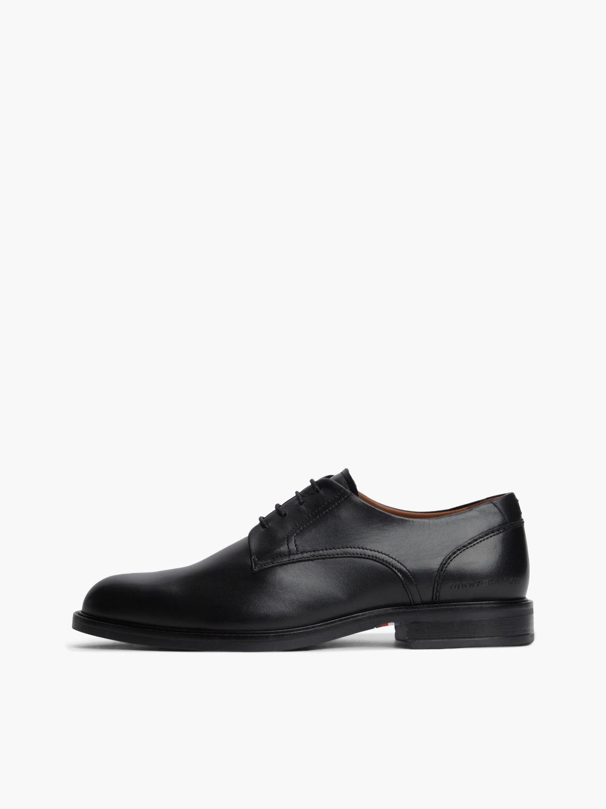 Leather Derby Shoes — Black