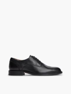 Leather Derby Shoes — Black 1