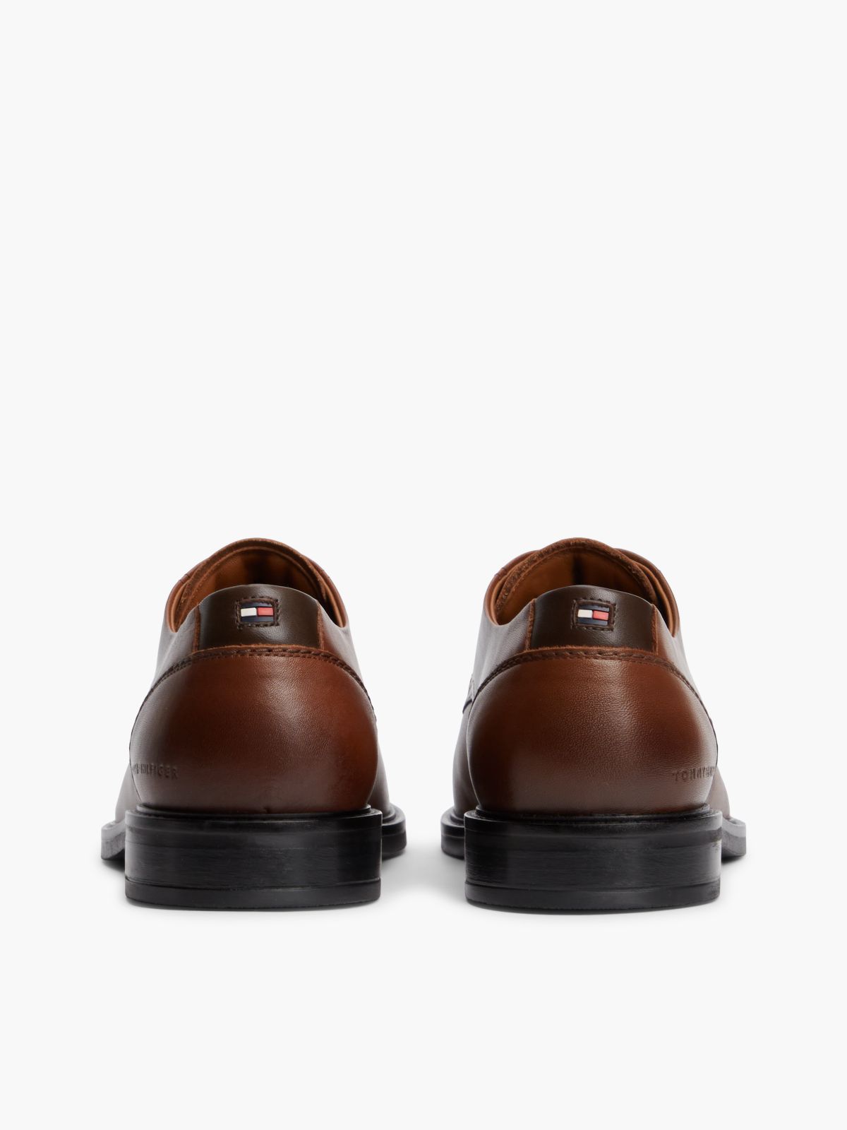 Leather Derby Shoes — Brown