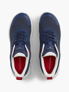 The Canyon Jacquard Knit Trainers — Blue 3