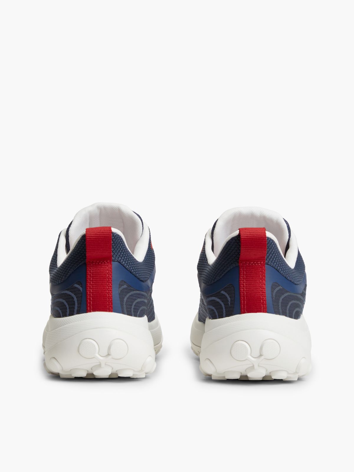 The Canyon Jacquard Knit Trainers — Blue