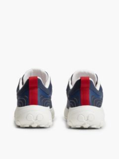 The Canyon Jacquard Knit Trainers — Blue 4