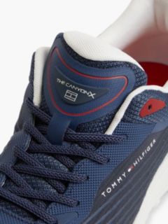 The Canyon Jacquard Knit Trainers — Blue 6