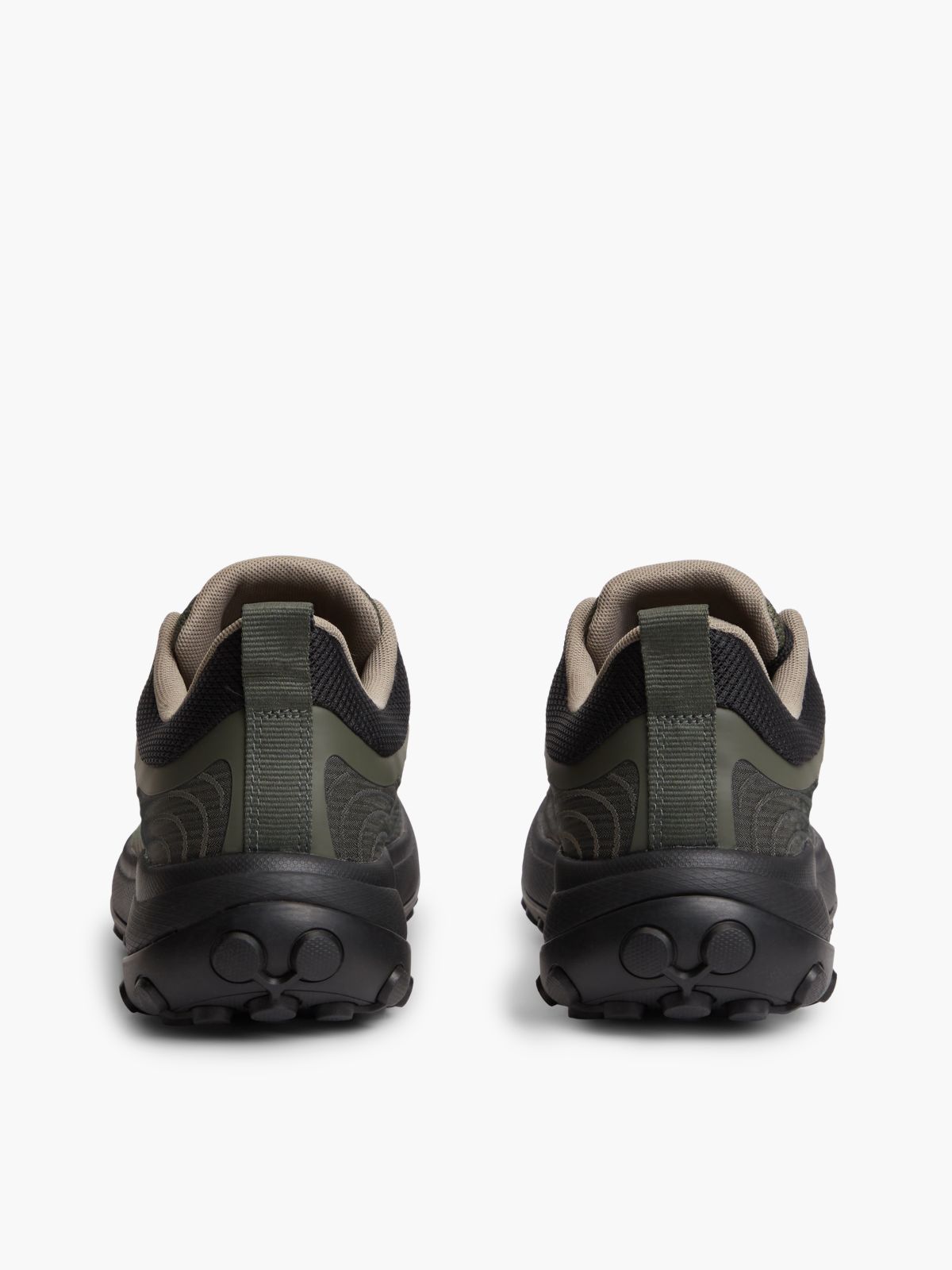 The Canyon Jacquard Knit Trainers — Green