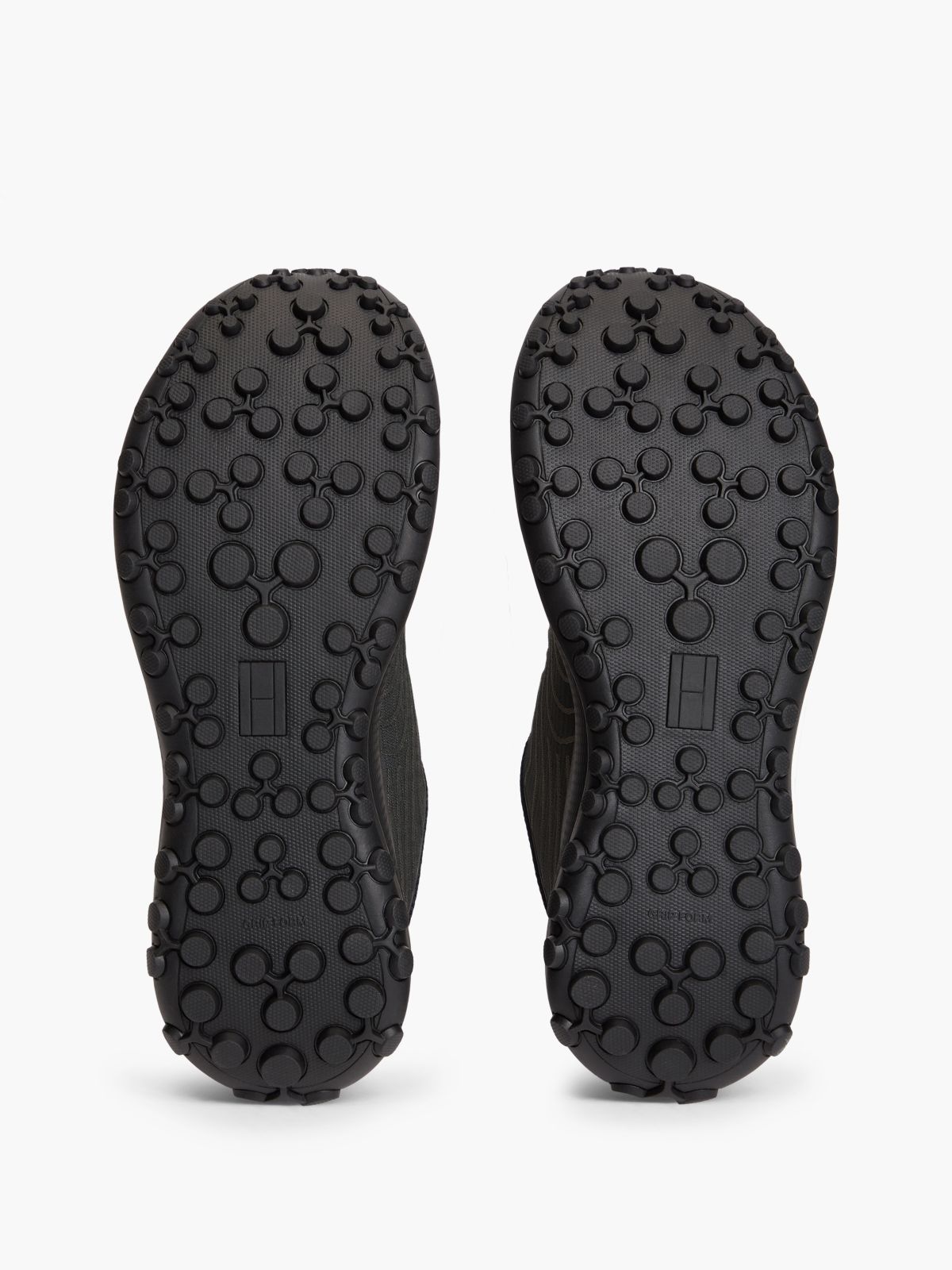 The Canyon Jacquard Knit Trainers — Green