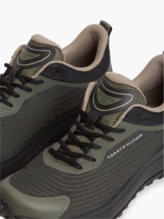 The Canyon Jacquard Knit Trainers — Green 6