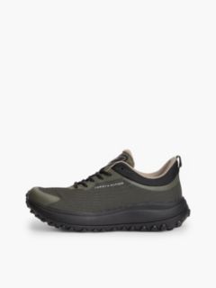 The Canyon Jacquard Knit Trainers — Green 7
