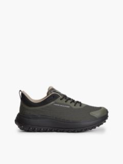 The Canyon Jacquard Knit Trainers — Green 1