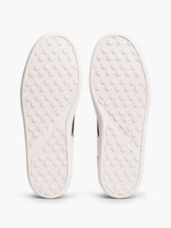 TH Tribeca Leather Mixed Texture Trainers — White 5