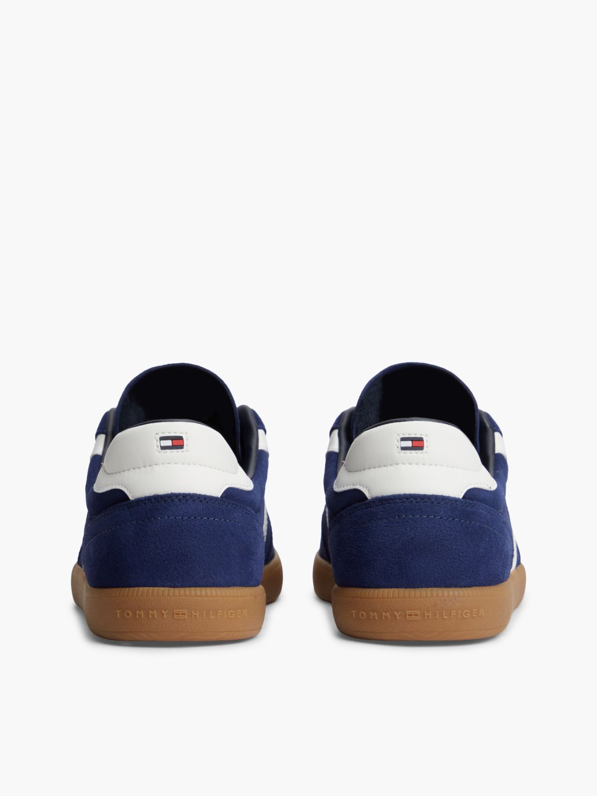 TH Tribeca Suede Mixed Texture Trainers — Blue