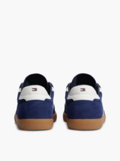 TH Tribeca Suede Mixed Texture Trainers — Blue 4