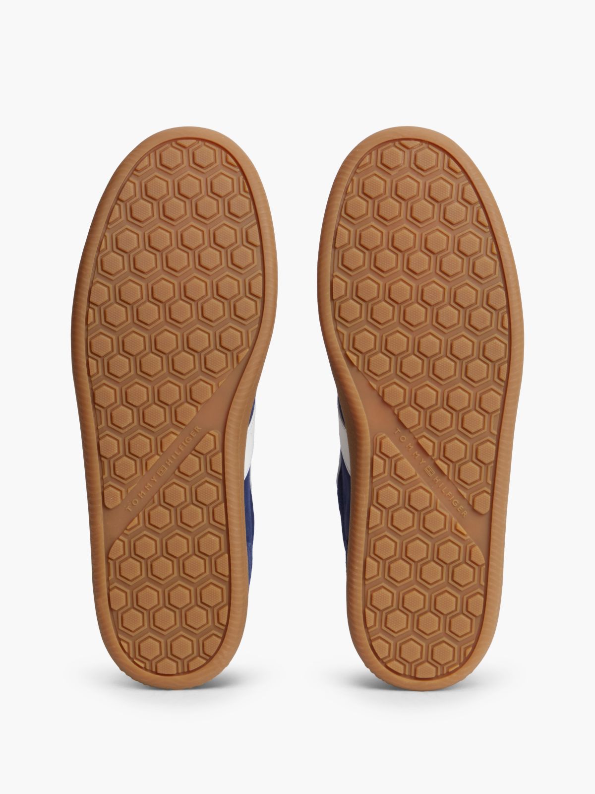 TH Tribeca Suede Mixed Texture Trainers — Blue