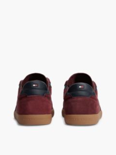 TH Tribeca Suede Mixed Texture Trainers — Red 4