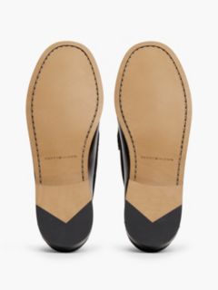 New York Label Loafer aus Narbenleder — Brown 5
