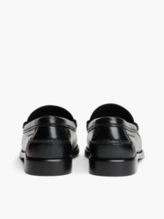 New York Label Loafer aus Narbenleder — Black 4