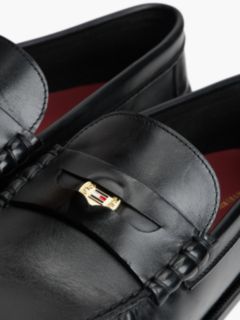 New York Label Loafer aus Narbenleder — Black 6