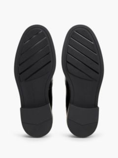 Leather Brogue Chelsea Boots — Black 5